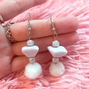 Lavender rock earrings , but make it fashion✨